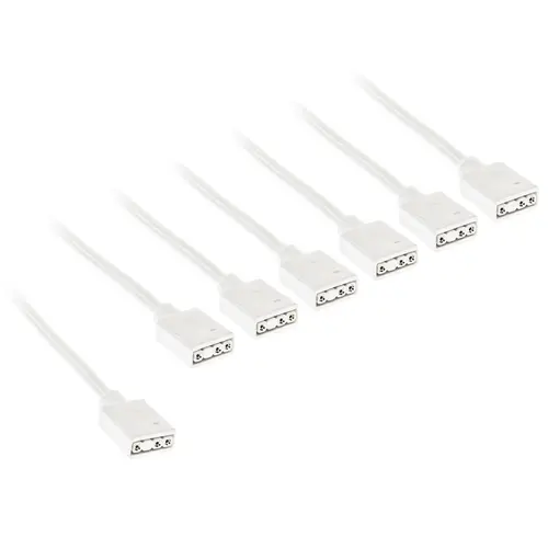 Кабел Kolink ARGB 1-6 Сплитер - 30 cm Бял