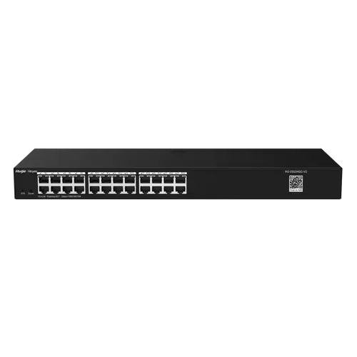 Комутатор Ruijie RG-ES224GC-V2, 24xGbE порта,управляем,настолен,метал,до 16 VLAN
