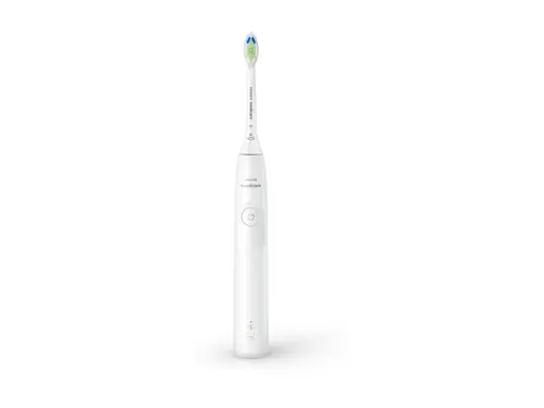 PHILIPS Sonicare Четка за зъби с акумулаторна батерия 1 режим на четкане 2 степени на интензивност Сензор за натиск бяла