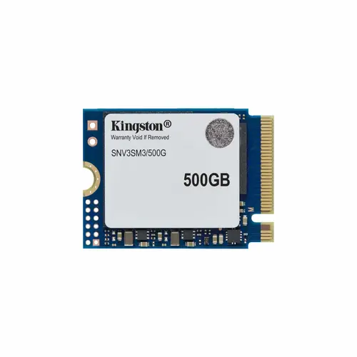 Kingston 500GB NV3 SSD M.2 2230 PCIe 4.0 NVMe, Read: 5,000/ Write: 3,000MB/s