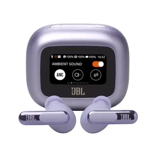 Блутут слушалки-тапи JBL Live Beam 3 - Лилав