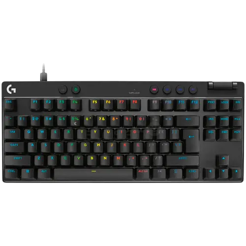 Клавиатура, Logitech PRO X TKL RAPID - BLACK - US INT`L - EMEA28i-935