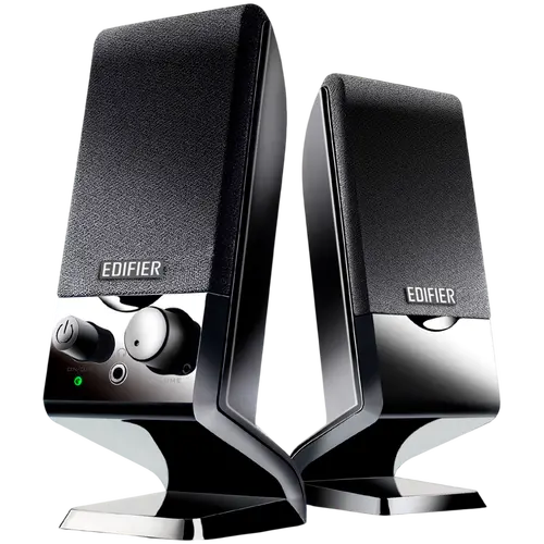 Edifier M1250 2.0 Audio System, USB, AUX, 1.2W (RMS), Volume Control, Black