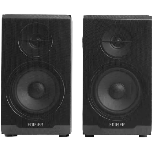 Edifier R33BT 2.0 Bookshelf Speakers, BT V5.0, AUX, 0.5-inch Tweeters, 3.5-inch Drivers, 10W (RMS), Control Buttons, Black