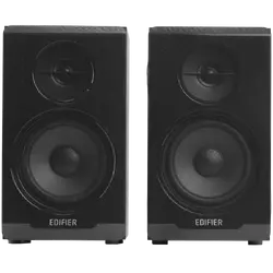 Edifier R33BT 2.0 Bookshelf Speakers, BT V5.0, AUX, 0.5-inch Tweeters, 3.5-inch Drivers, 10W (RMS), Control Buttons, Black