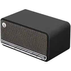 Edifier MP230 Bluetooth Speaker, BT V5.0, USB-C, AUX, TF Card, 2x 48mm Drivers, USB-C, 20W (RMS), Retro Black