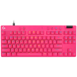 LOGITECH G PRO X TKL RAPID Gaming Keyboard - MAGENTA - US INT'L - USB - EMEA28i-935 - LINEAR