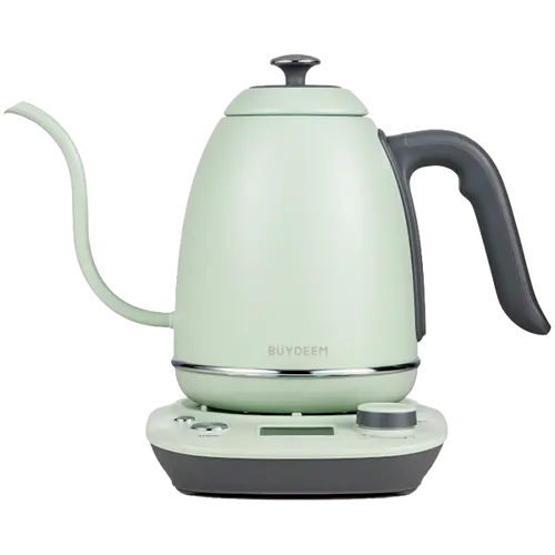 BUYDEEM Electric Gooseneck Coffee Kettle, model K821, color Cozy Greenish EU