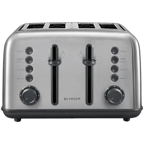 BUYDEEM 4 Slice Toaster, model DT640E, color Stainless Stell, EU