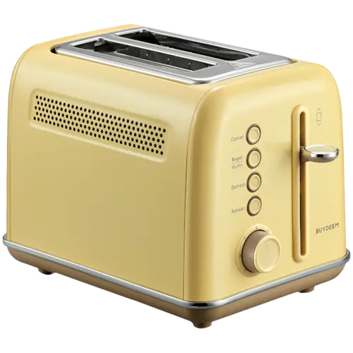 BUYDEEM 2 Slice Toaster, model DT620E, color Mellow Yellow, EU