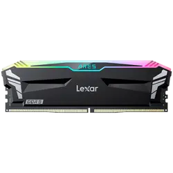Lexar 32GB Kit (2x16GB) Ares DDR5 6000 CL32 1.35V heatsink, Non-RGB lighting, Dual pack, Black Color