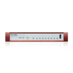 Защитна стена, ZyXEL USG FLEX 100 H, 8 Gigabit user-definable ports, 1*USB with 1 YR Gold Security Pack