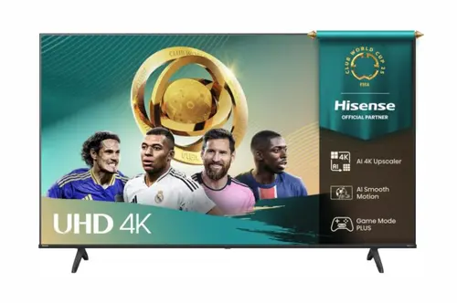 Телевизор, Hisense 43" A6Q, 4K Ultra HD 3840x2160, DLED, DFA, Precision Colour, HDR 10+, HLG, Dolby Vision,Light sensor, Smart TV, WiFi, BT, AnyView Cast, Gaming Mode, 1xHDMI2 eArc, 3xHDMI, 2xUSB, LAN, CI+, DVB-T2/C/S2, Black