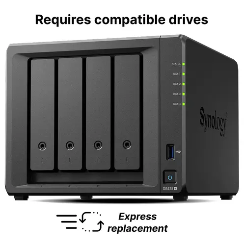 4-bay Synology NAS server for Small and Medium Business DS425+ 4-bay Synology NAS server for Small and Medium Business DS425+