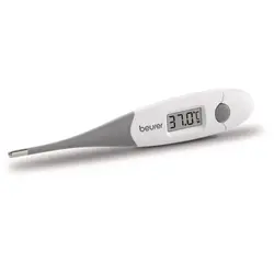Термометър, Beurer FT 16/1 clinical thermometer, Contact-measurement technology, Display in °C, Result after just 10 sec, Protective cap; Waterproof, white
