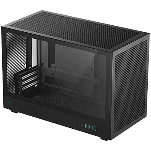DeepCool CH260, Mini Tower, Mini-ITX/Micro-ATX, 2xUSB3.0, 1xType-C Gen 2, 1xAudio, Mesh Panel, Black, 2Y, R-CH260-BKNGM0-G-1