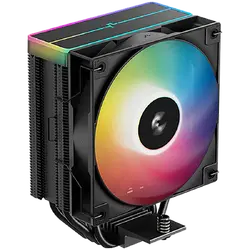 DeepCool AG400 BK ARGB V2, CPU Air Cooler, 1x120mm ARGB PWM Fan, ARGB Top Cover, TDP 220W, 4 Heatpipes, Black, LGA1851/1700/1200/115x, AMD AM5/AM4, 125x92x154 mm(LxWxH), 2Y, R-AG400-BKAMMN-GJD