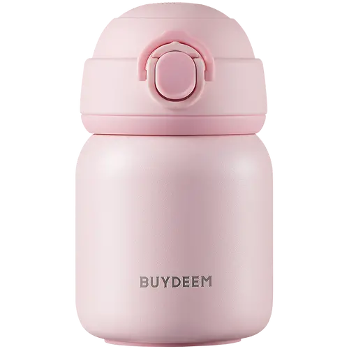 BUYDEEM Stainless Steel Thermos Bottle 200 ml, model TAN200, color Pale Dogwood