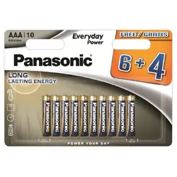 БАТЕРИЯ LR03/10BW 6+4F EPS EVERYDAY POWER PANASONIC