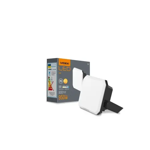 LED ПРОЖЕКТОР  VLE-F3-0105B FLOOD 10W/5K VIDEX