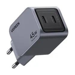 ЗАРЯДНО УСТРОЙСТВО 220V 2xUSB-C,GaN,45W X707 UGREEN