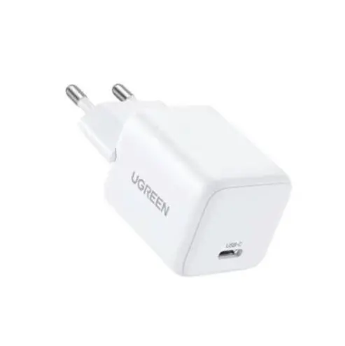 УНИВЕРСАЛНО ЗАРЯДНО УСТРОЙСТВО X512 1xUSB-C GaN 20W mini UGREEN - БЯЛ