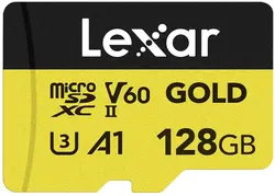 КАРТА ПАМЕТ ЗАЛАТНО micro SDXC 128GB 280/100MB/s UHS-II,A1,V60,U3 LEXAR