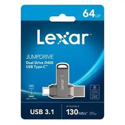 USB 3.1 64GB DUAL TYPE-C/USB-A 100MB/s LEXAR