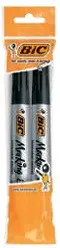 КОМПЛЕКТ ПЕРМАНЕНТЕН МАРКЕР 2БР. / черен / BIC
