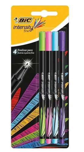 ЦВЕТНИ ТЪНКОПИСЦИ INTENSITY FUN 4 BIC