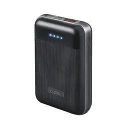 POWER BANK 10 000mAh,1xUSB C,1xUSB A,PD 20W,BL SBS - ЧЕРЕН