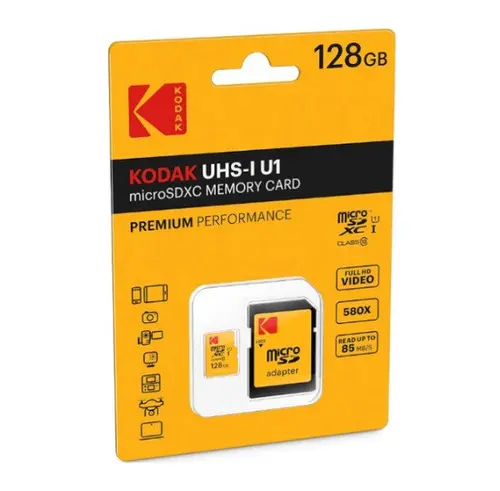 micro SDXC 128GB CL10 85MB/s KODAK