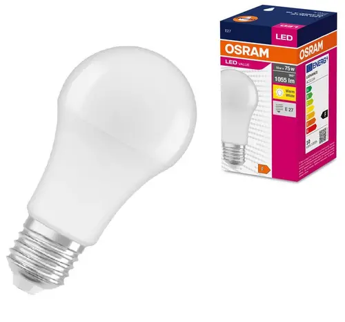 LED ЛАМПА VALUE CLA75 1055lm/827 E27 LEDVANCE